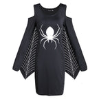 Gothic Spider Halloween Kostüm Kleid | Mini