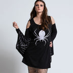 Gothic Spider Halloween Kostüm Kleid | Mini