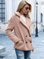Moderne Damen-Teddy-Mantel | Langarm