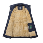 Herren Winter Parka Kapuzenjacke | Reißverschluss