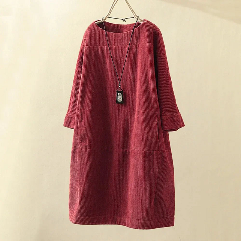 Winter Hemdblusenkleid Damen | Mini