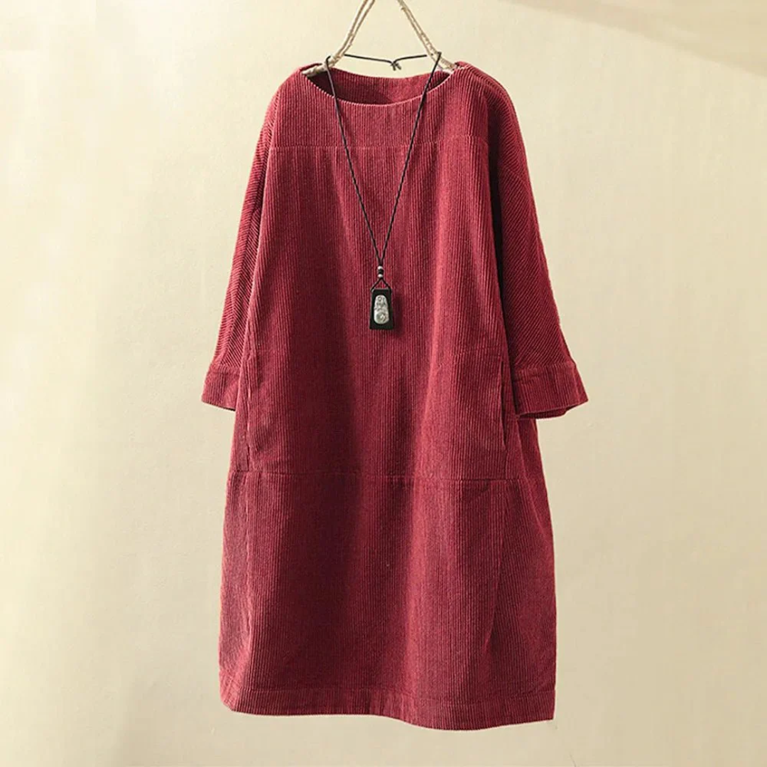 Winter Hemdblusenkleid Damen | Mini