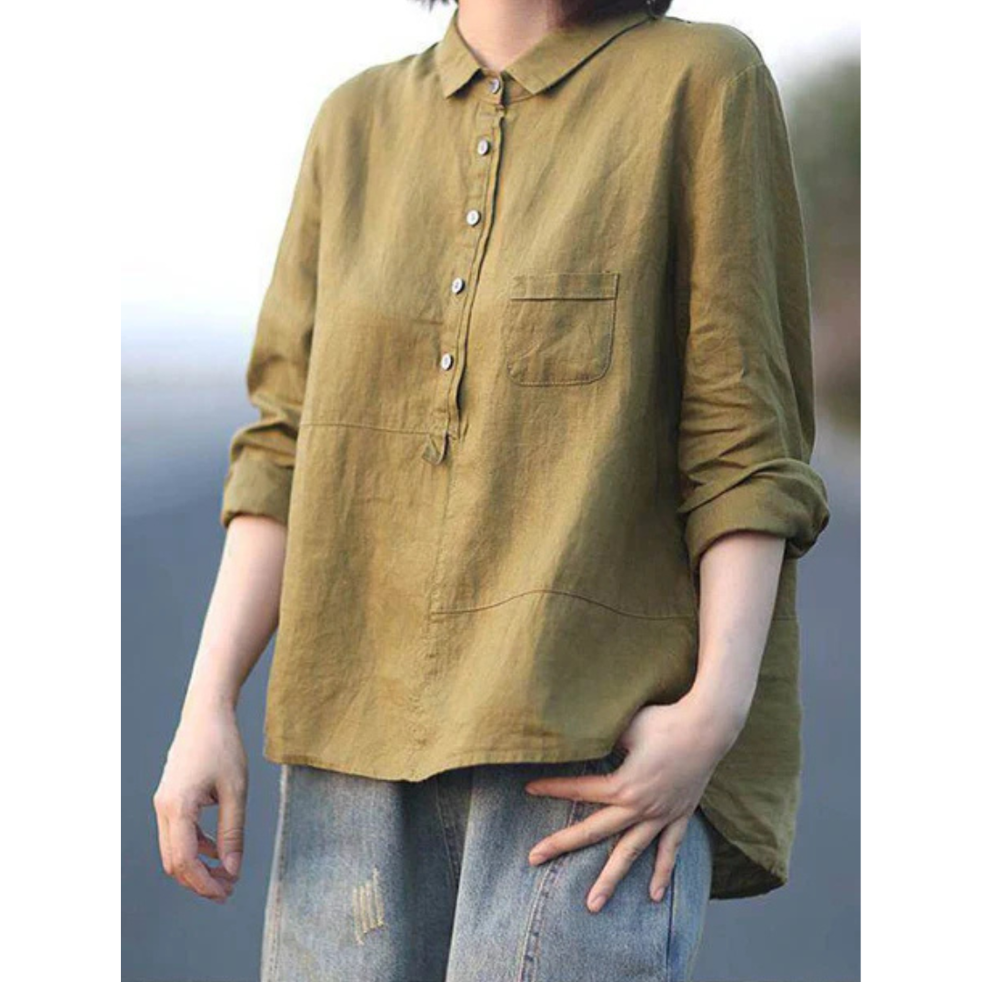 Madeleine | Vintage Longblusen Damen | Langarm