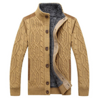 Herren Winter Langarm Strick Strickjacke | Warm