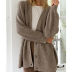 Araceli | Damen Lange Strickjacke | Warm