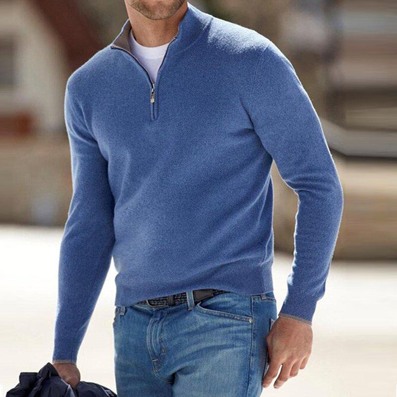 Arnulf | Pullover Herren mit Reißverschluss | Warm