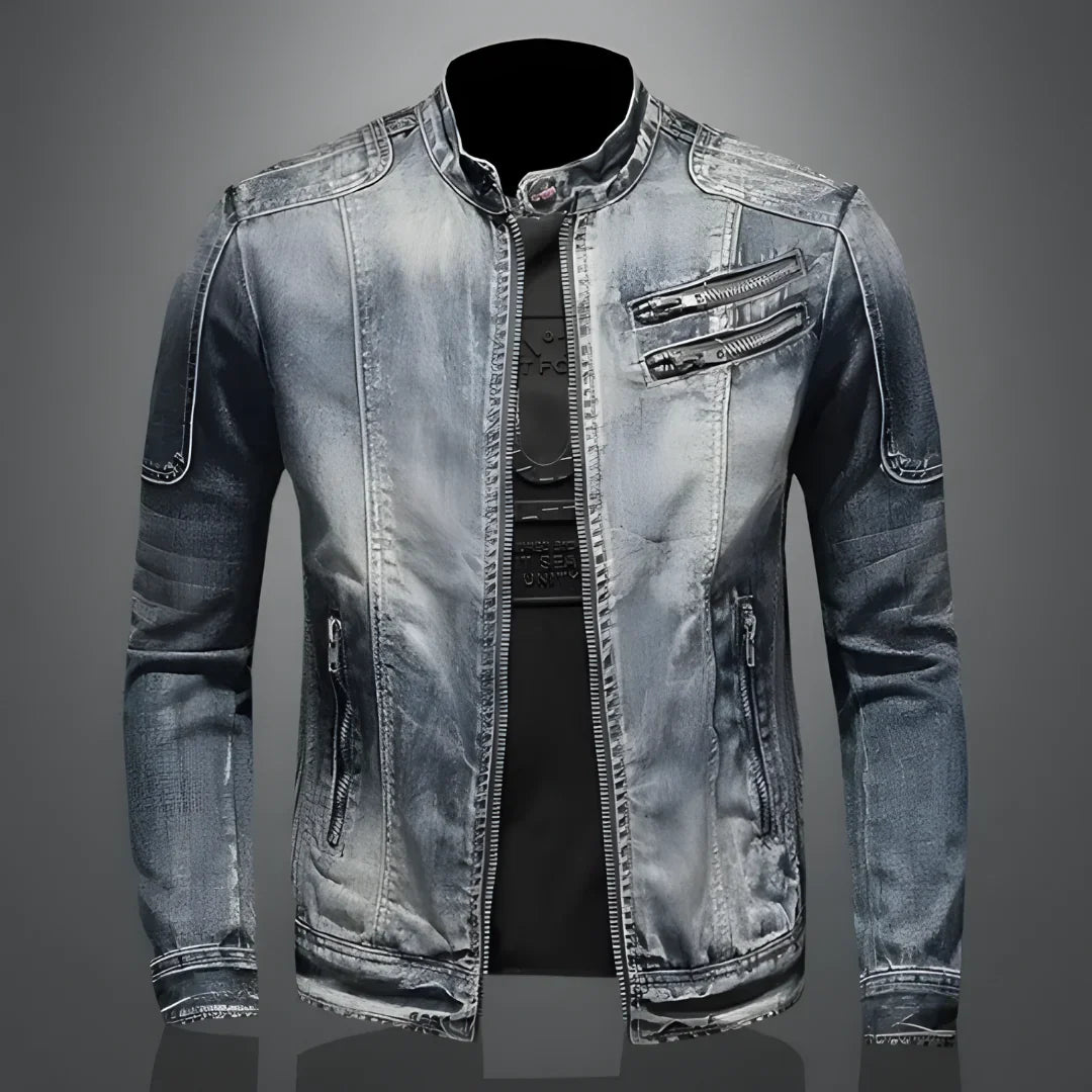 Herren Schlanke Passform Jacke | Reißverschluss