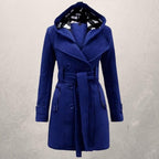 Warme Langer Wintermantel Damen | Taillengürtel