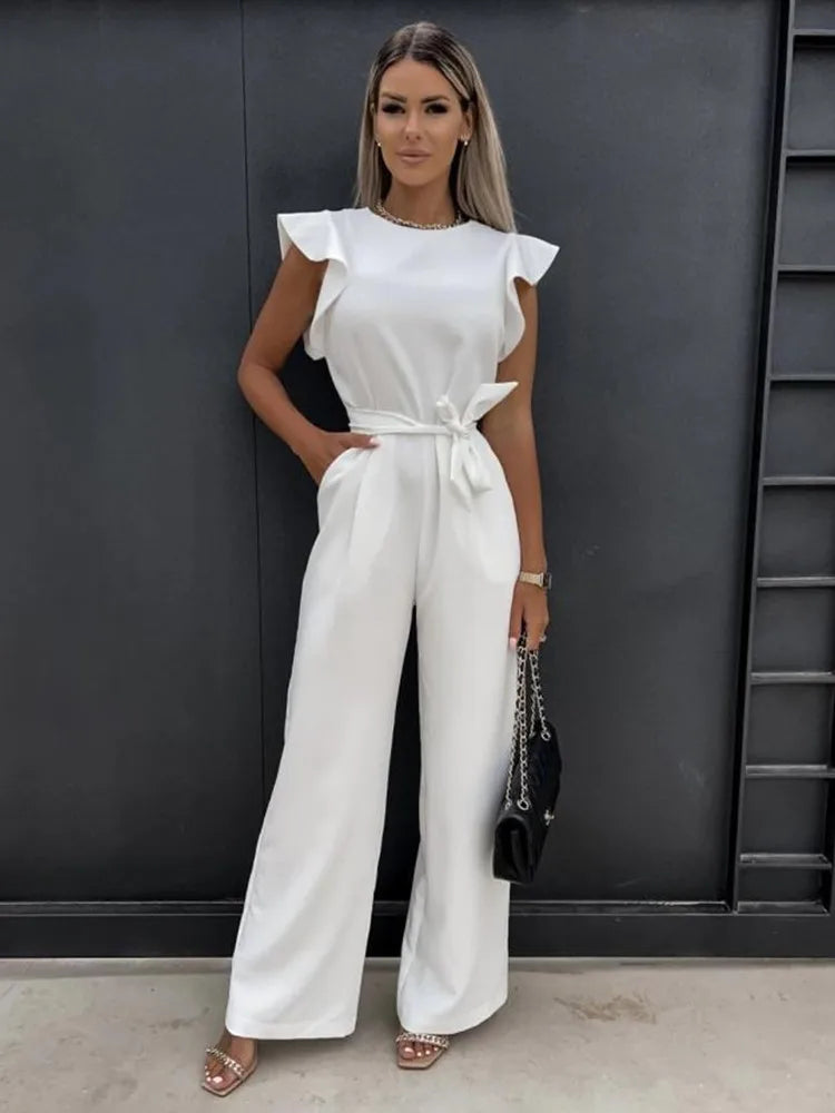 Otelia | Moderner Overall mit weiten Beinen