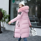 Damen Lange Winter Parka Jacke | Kapuze