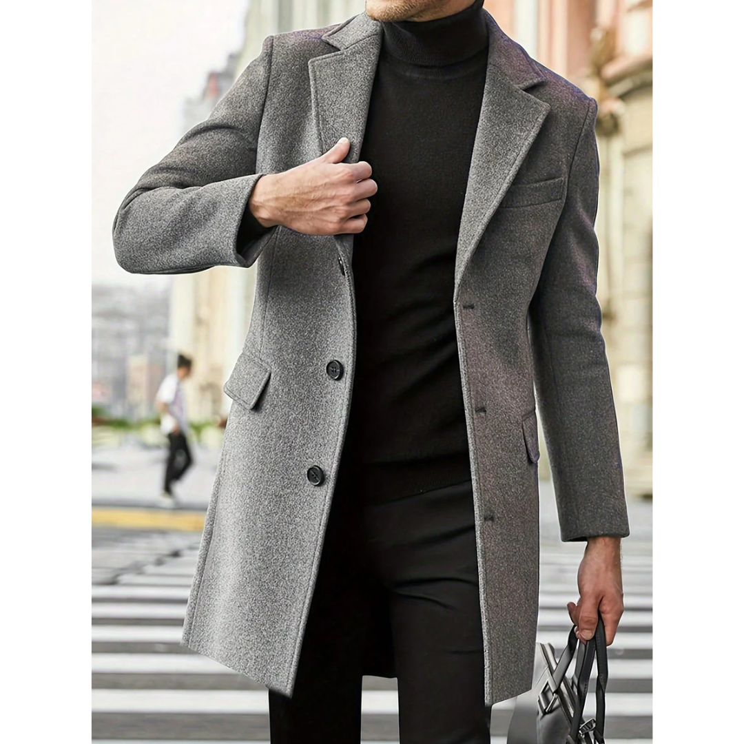 Jorikenit | Herren Winter Trench Mantel | Lange