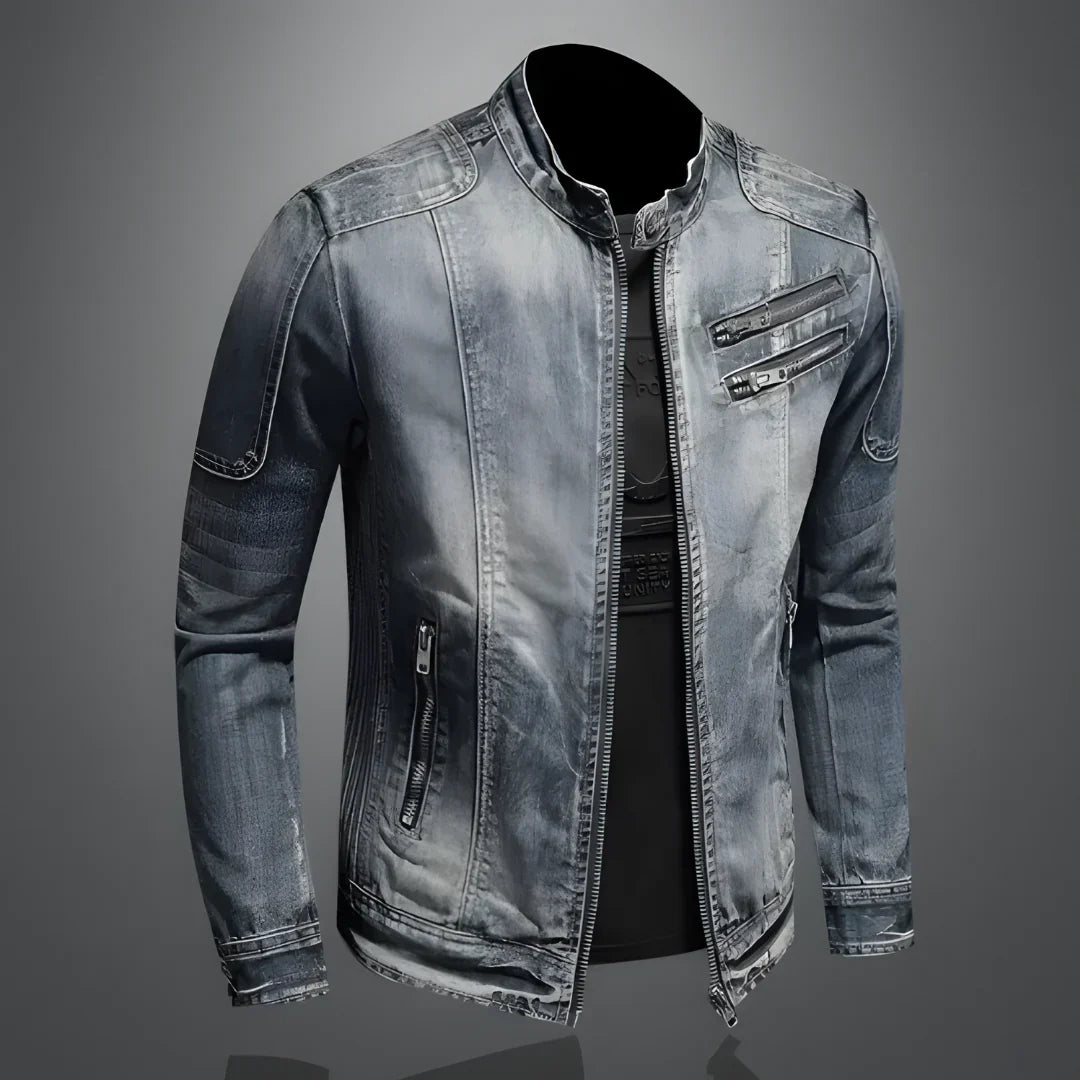 Herren Schlanke Passform Jacke | Reißverschluss