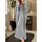 Lorie | Gestreiftes Baggy-Langes Kleid für Damen