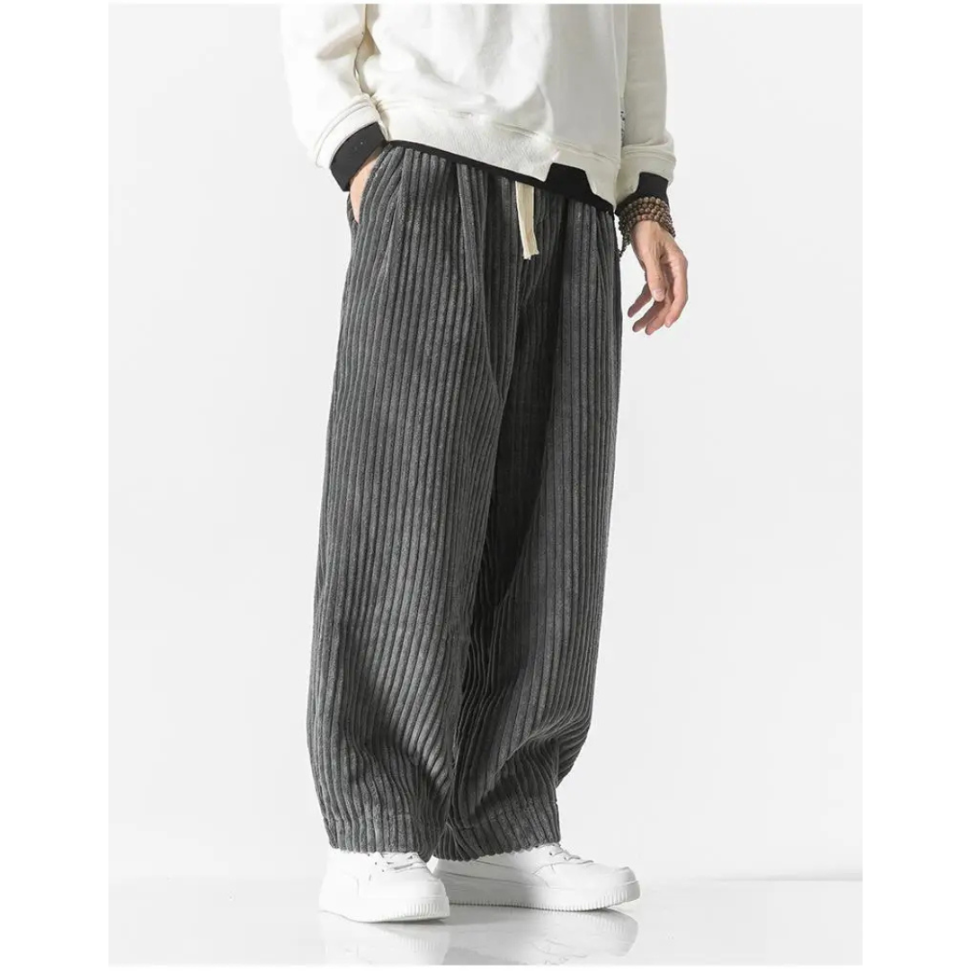 Herren Kordelzug Entspannte Passform Hose | Elastische Manschette