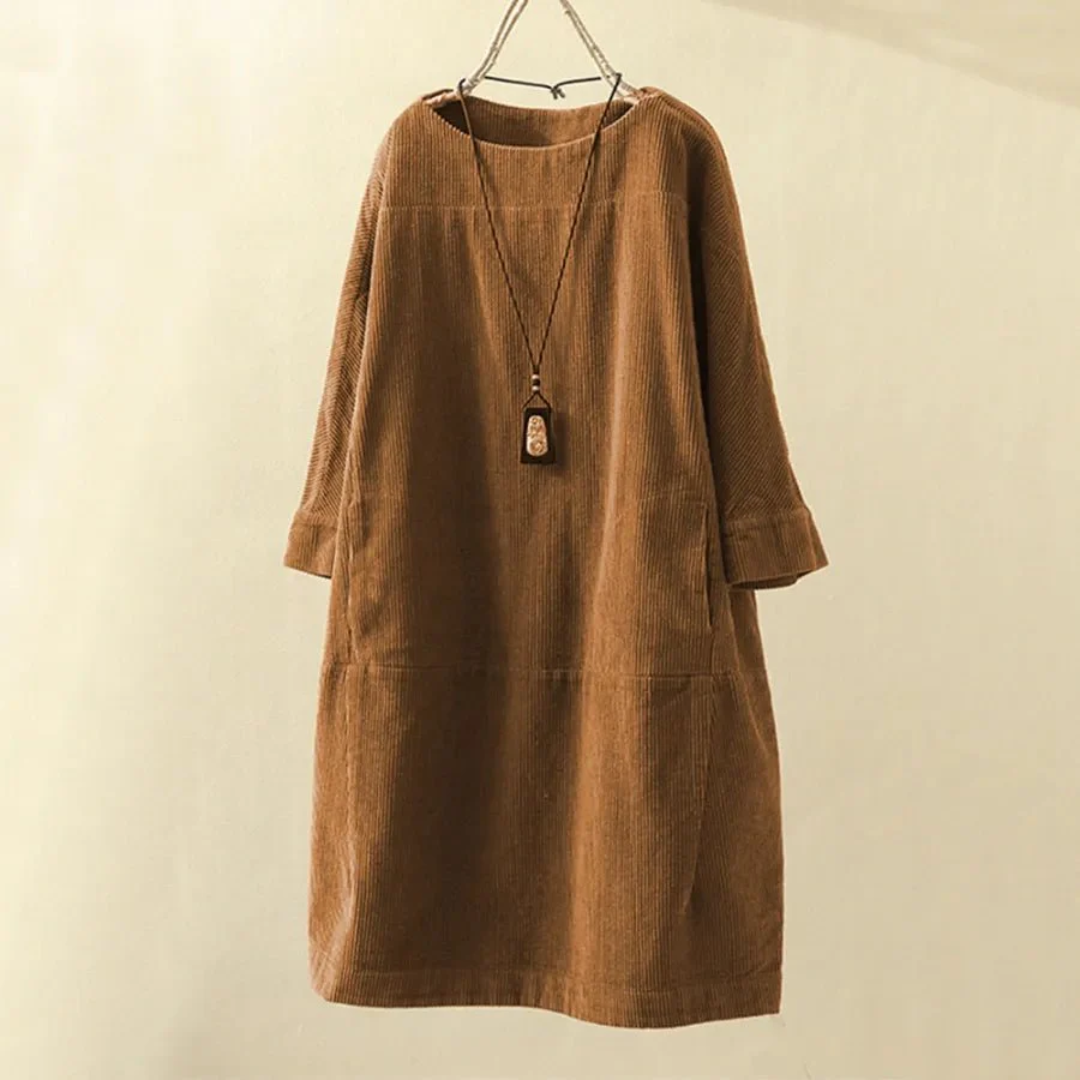 Winter Hemdblusenkleid Damen | Mini