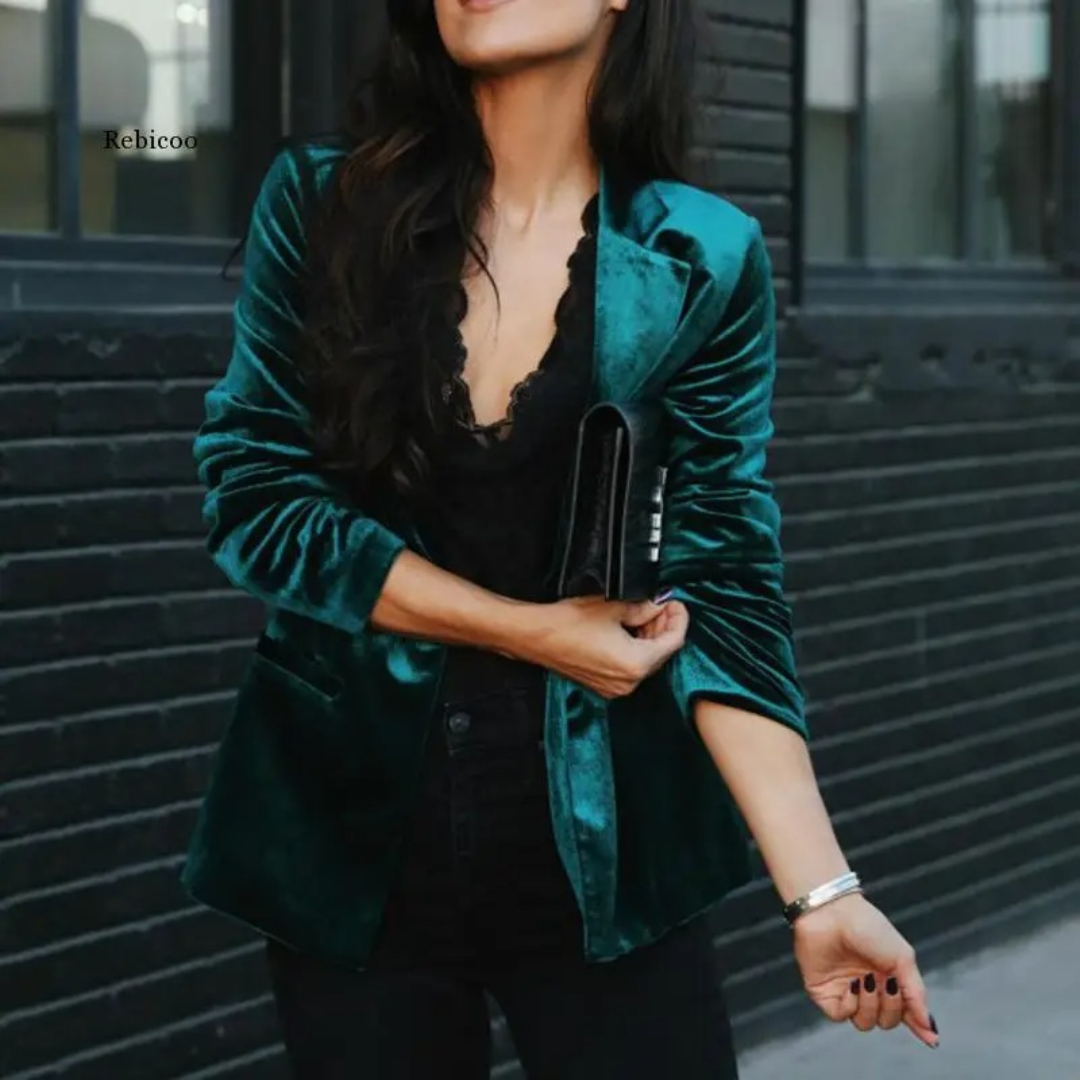 Damen Moderner Warmer Blazer | Winter