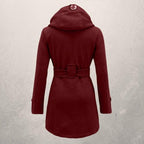 Warme Langer Wintermantel Damen | Taillengürtel