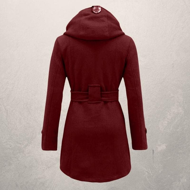 Warme Langer Wintermantel Damen | Taillengürtel