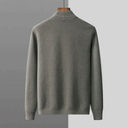 Herren Warme Winter Langarm Strickjacke | Knopf Daunen