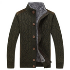 Herren Winter Langarm Strick Strickjacke | Warm