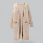 Damen Lange Strick Warme Strickjacke | Winter