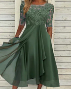 Festliche Hochzeit Abendkleid Damen | Midikleid