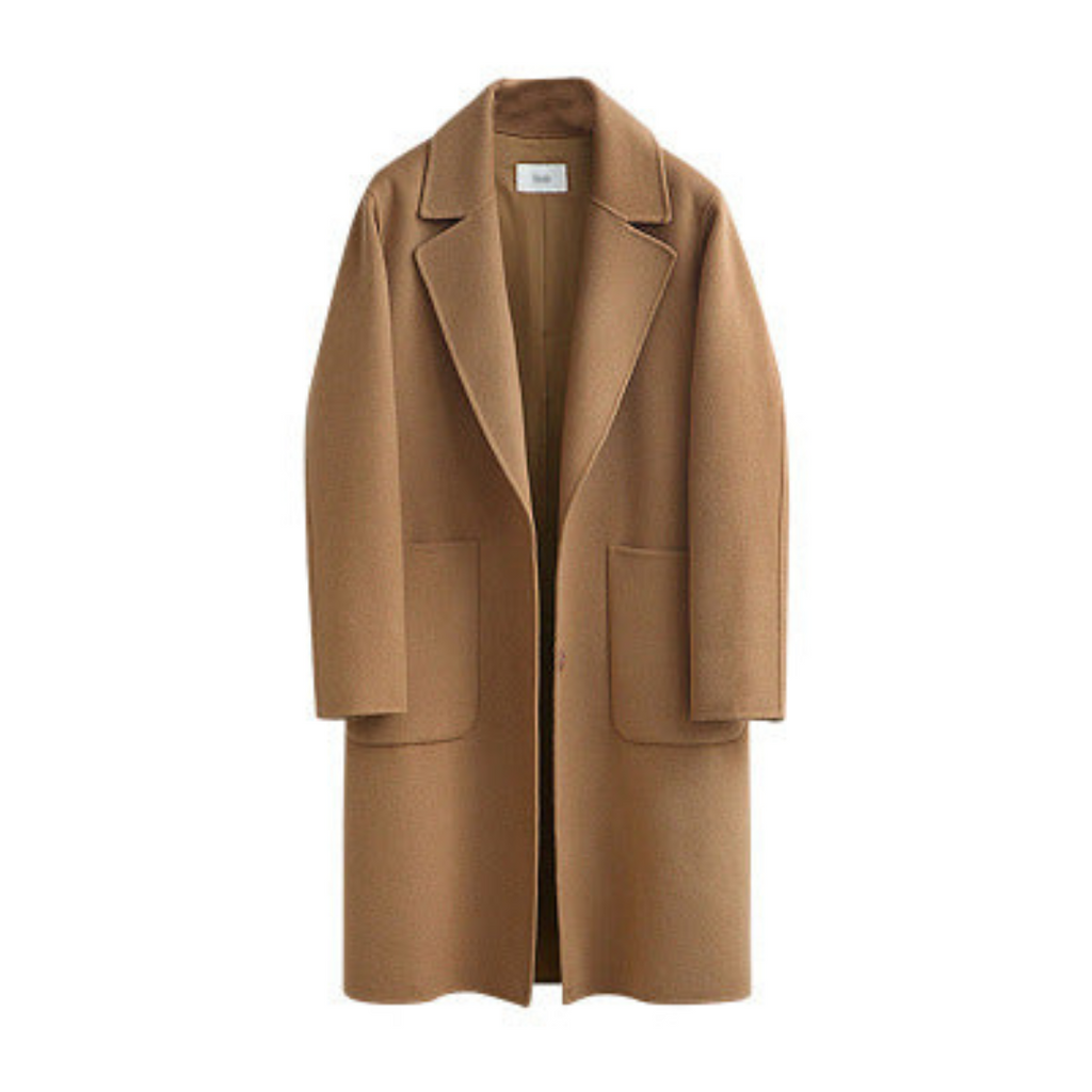 Damen Langarm Winter Warm Trench Mantel | Lange