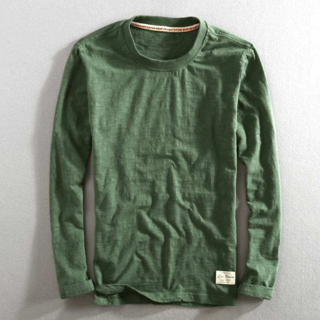 Herren Langarm T-Shirt | Rundhalsausschnitt