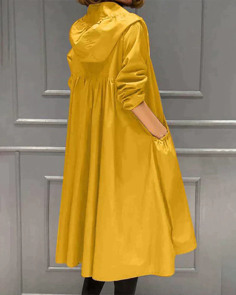 Wasserdichte Regenjacke Damen | Reißverschluss