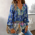Calliopen | Damen Blümchen Bluse | Moderne