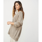 Araceli | Damen Lange Strickjacke | Warm