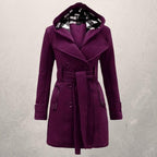 Warme Langer Wintermantel Damen | Taillengürtel