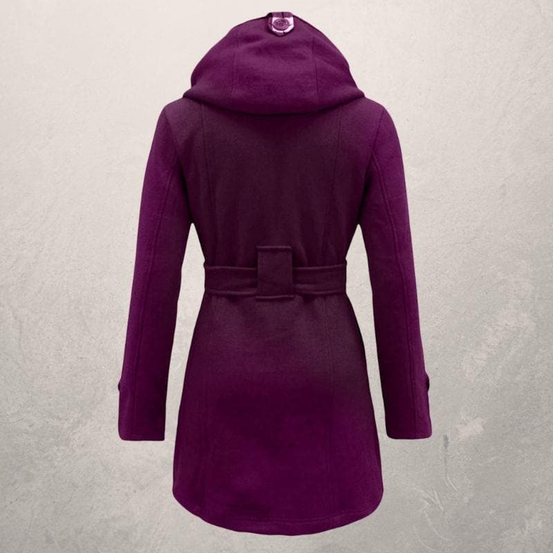 Warme Langer Wintermantel Damen | Taillengürtel