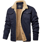 Herren Warme Winter Dickes Jacke | Knopf Daunen