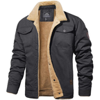 Herren Warme Winter Dickes Jacke | Knopf Daunen