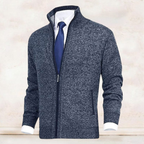 Herren Reißverschluss Winter Strickjacke | Langarm