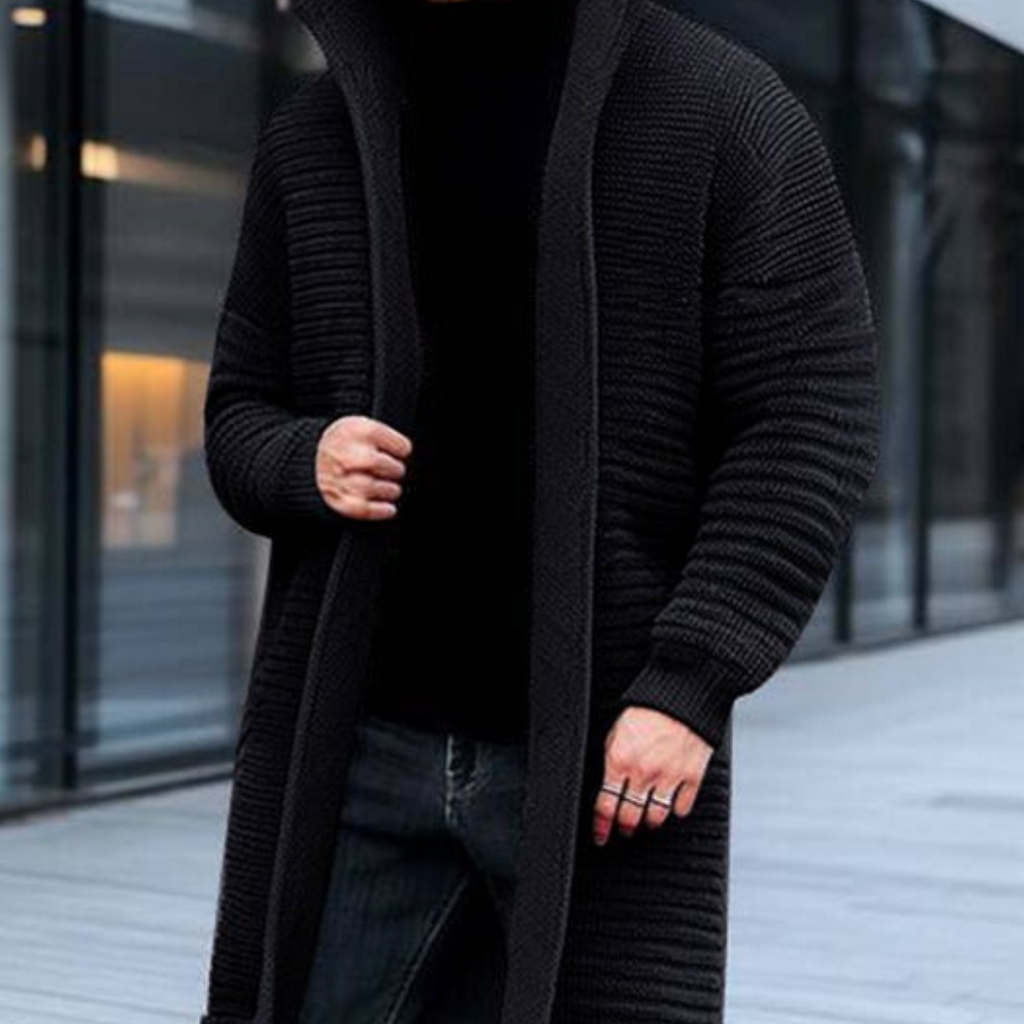 Herren Lange Strick Warme Strickjacke | Winter