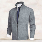Herren Reißverschluss Winter Strickjacke | Langarm