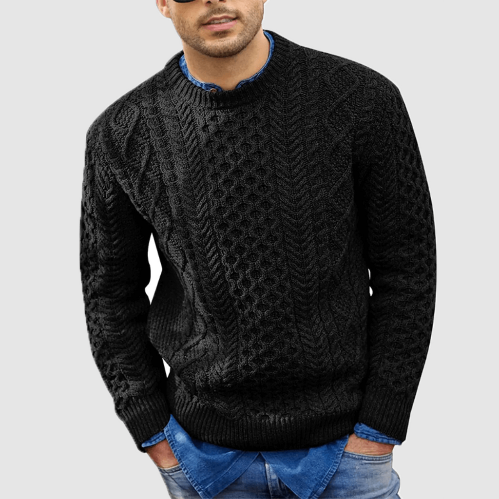 Herren Strick Langarm Pullover | Warm