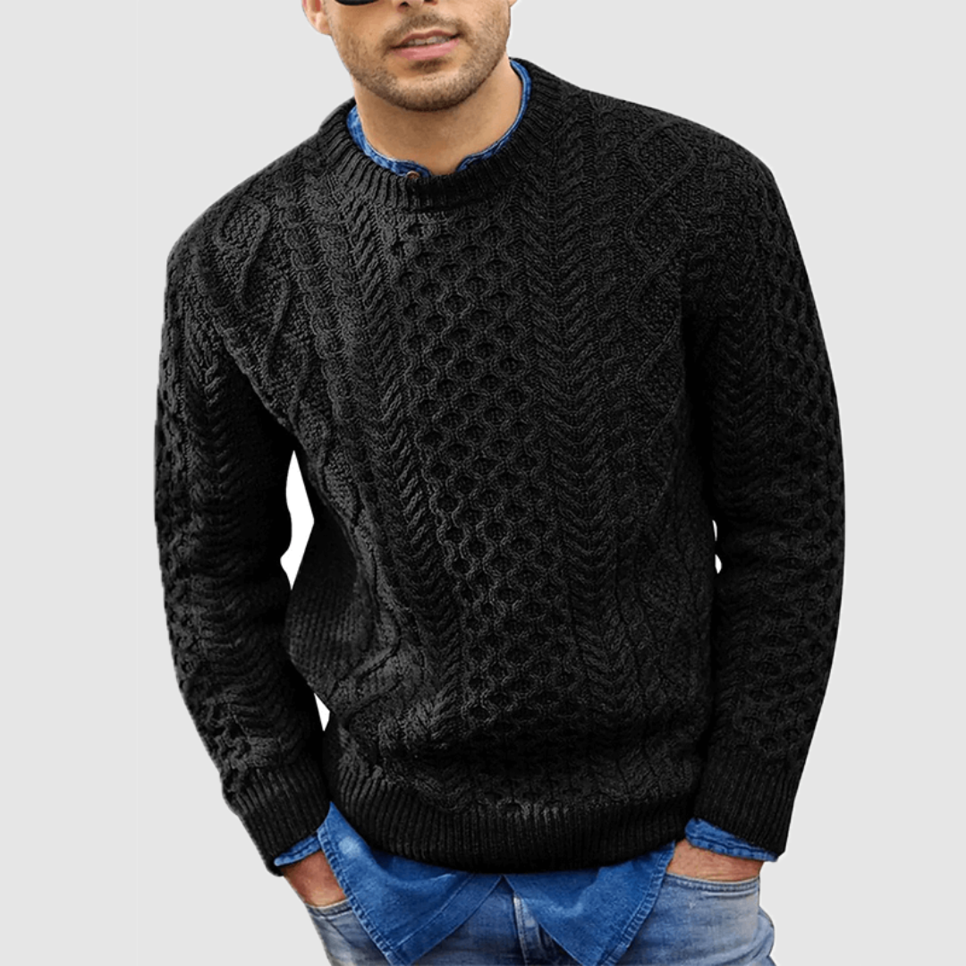 Herren Strick Langarm Pullover | Warm