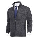 Herren Reißverschluss Winter Strickjacke | Langarm