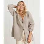 Araceli | Damen Lange Strickjacke | Warm