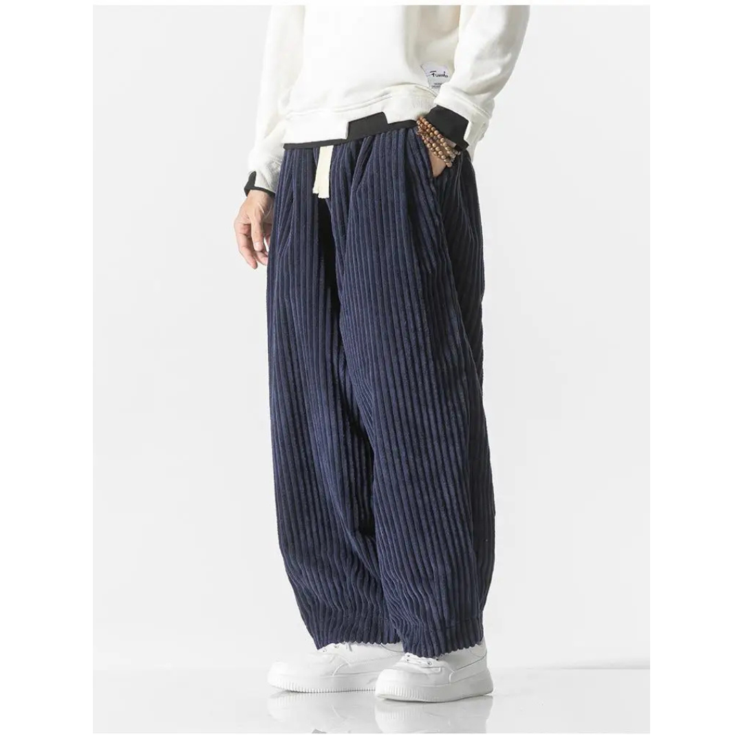 Herren Kordelzug Entspannte Passform Hose | Elastische Manschette