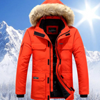 Berndia | Herren Stylischer Winter Parka Jacke | Warm