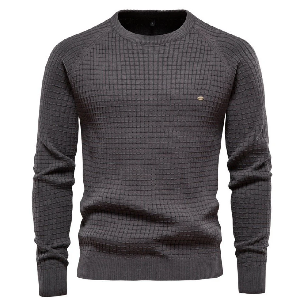 Herren Warmer Strickpullover | Langarm