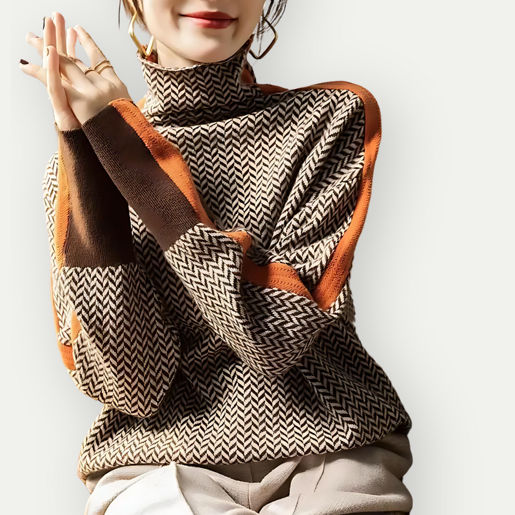 Clauzia | Damen Moderne Winterpullover | Lange Ärmel