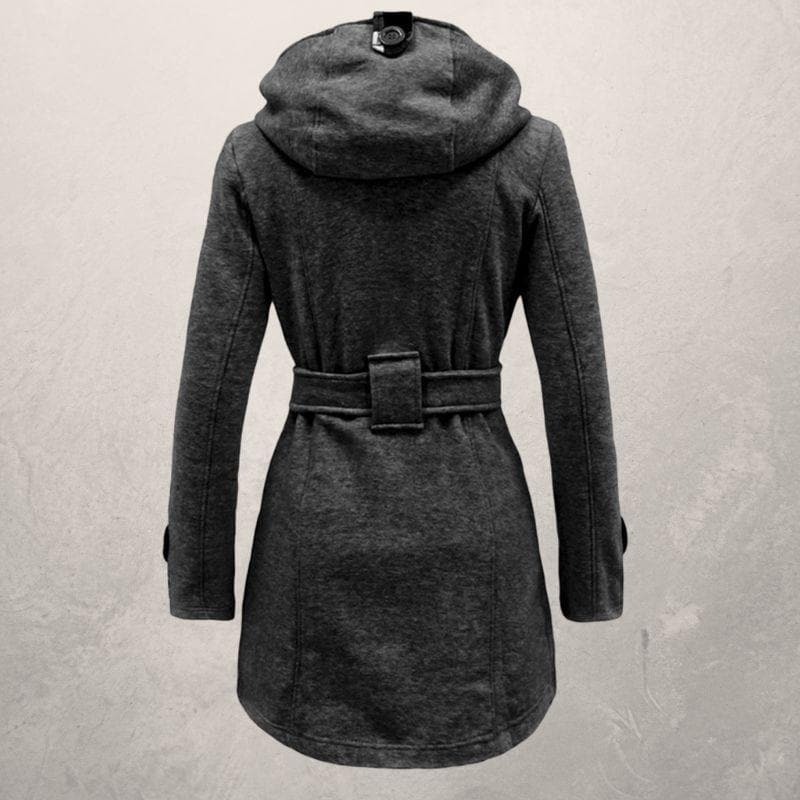 Warme Langer Wintermantel Damen | Taillengürtel