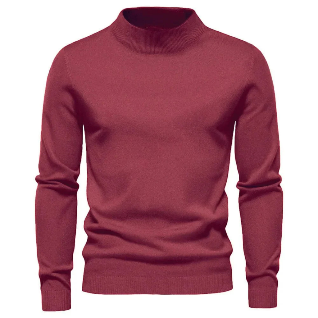 Herren Rollkragen Warmer Winterpullover | Langarm
