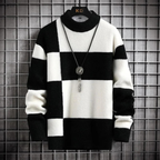 Herren Rundhalsausschnitt Winter Warm Pullover | Langarm
