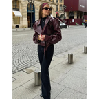 Isabeliaona | Damen Warme Langarmjacke | Kurzarm 